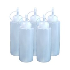 5pcs 12oz 360ml Plastic Clear