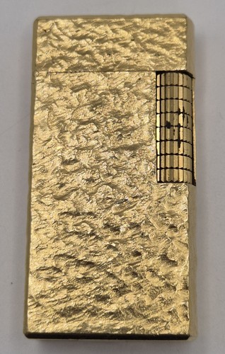 Dunhill gold plated lighter - dunhill,