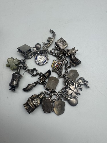 Vintage solid silver charm - vintage,