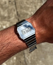 Full Mirror – Modified Watch Based on Casio A700 – Custom Digital Watch Mirror