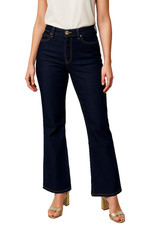 Ex UK Brand Flared Fit Ladies Jeans Stretchy Denim Womens Bootcut Pants Mid Rise