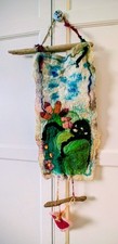 Handmade Felted Wall Hanging