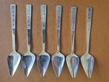 6 Vintage Stainless Steel
