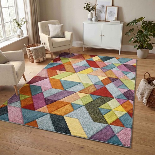 Rainbow modern living room - modern,