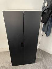 IKEA Childrens Wardrobe STUVA **BLACK DOORS** Good Condition