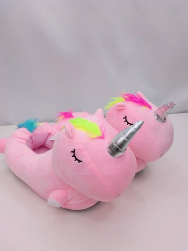 Unicorn slippers soft pink - soft,