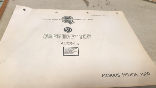 Morris minor 1000 su carby - minor,