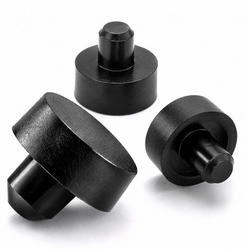 Hole push in rubber feet - 1/4", push-in