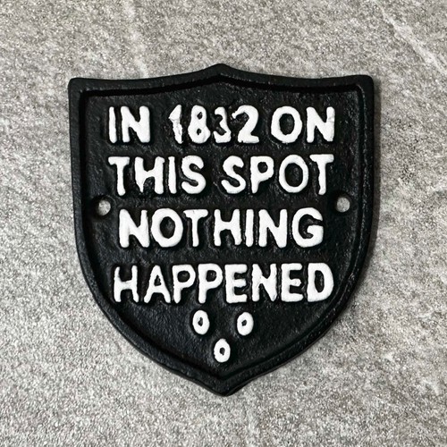 This spot nothing happened - on,