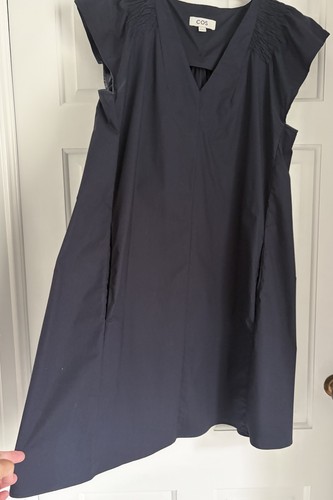 Cos navy cotton - cos,, dress,