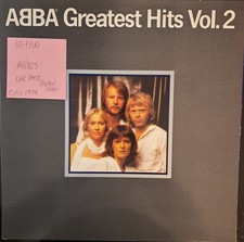 Abba Greatest Hits Vol 2 Vinyl Record VG+/VG EPC 10017 1979