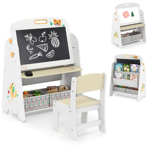 Kids table chair set - 4-in-1,