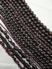 Garnet Gemstone Beads, Red
