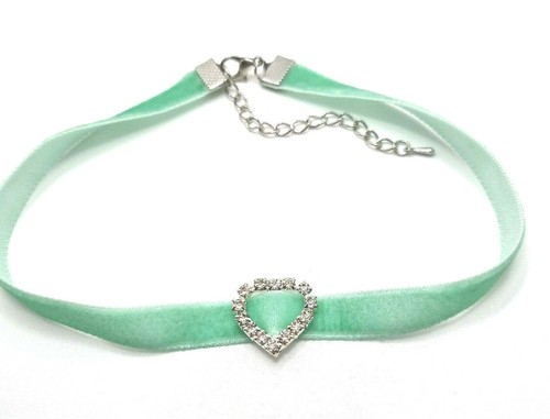Velvet choker necklace - velvet, collar