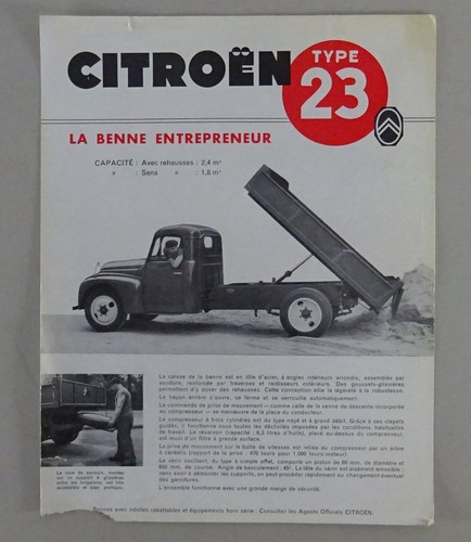 Brochure citroen truck type - citroen, 23