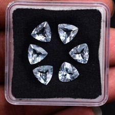 6 Pcs VVS Natural Topaz 7mm