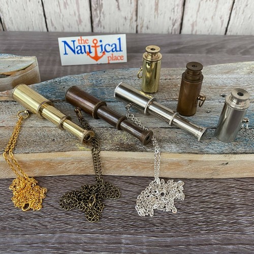 Small brass telescope - small,