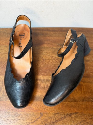 Think aida slingback black - think!,