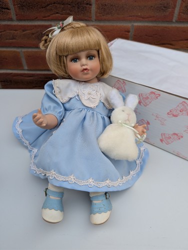 Baby girl porcelain doll - doll, with