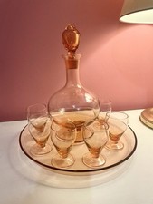 Vintage Pink Tone Glass