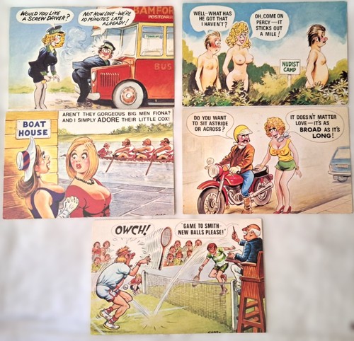 Vintage postcard saucy - postcard’s,