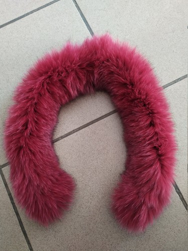 Real fox fur hood trim - real,