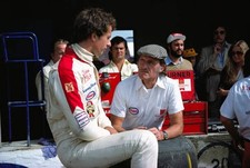 Tony Brise with team boss