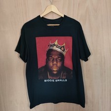 The Notorious BIG Biggie Smalls Mens tshirt Size Large Black Graphic Print
