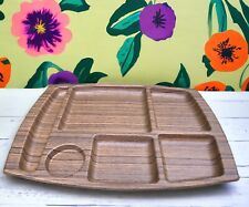 Vintage TV DINNER TRAY Caleppio Ware Melamine Retro, Mid Century. UNUSED NEW