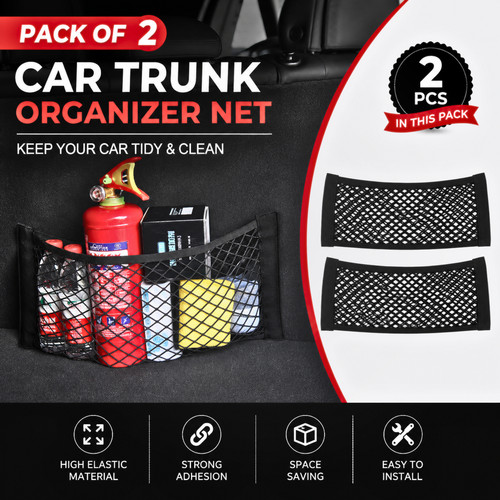 Car trunk boot cargo - trunk, net