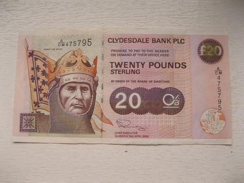 Clydesdale bank twenty - clydesdale,