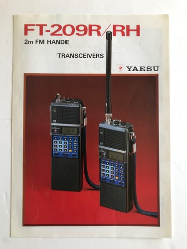 Yaesu 209r brochure - ft-209r/rh,