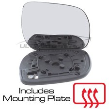 Wing Mirror Glass Fits Toyota RAV 4 2005-2013 Heated Convex Drivers Side Right