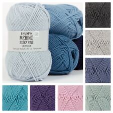 Drops Merino Extra Fine - Double Knitting Wool - Superwashed Soft DK Yarn 50gr