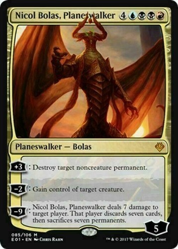 Nicol bolas planeswalker - planeswalker, ~