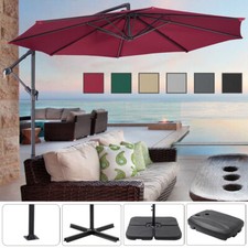 3m Garden Banana Parasol Sun