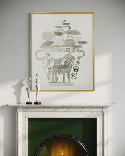 Jonas wood unique - unique, monoprint