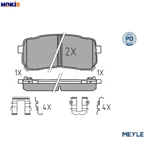 Brake pad set disc - brake,