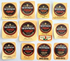 Collection 12 Guinness Labels