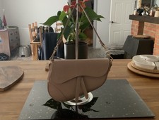 GORGEOUS “ Borse In Pelle” Leather Saddle SHOULDER Bag Made In Italy