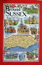 Around Sussex Tea Towel