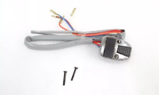 LAMBRETTA POLISHED HORN DIPPER LIGHT SWITCH BLACK BUTTONS GP SX TV + S.S SCREWS