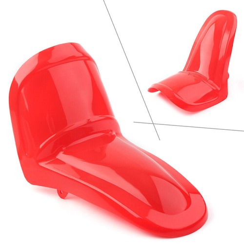Red front fender cover - red,