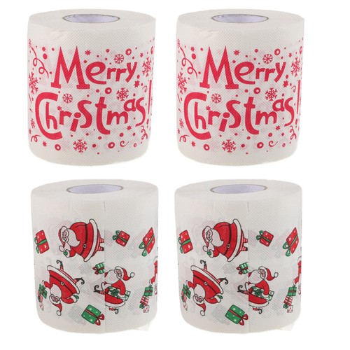 Christmas toilet paper rolls - paper,