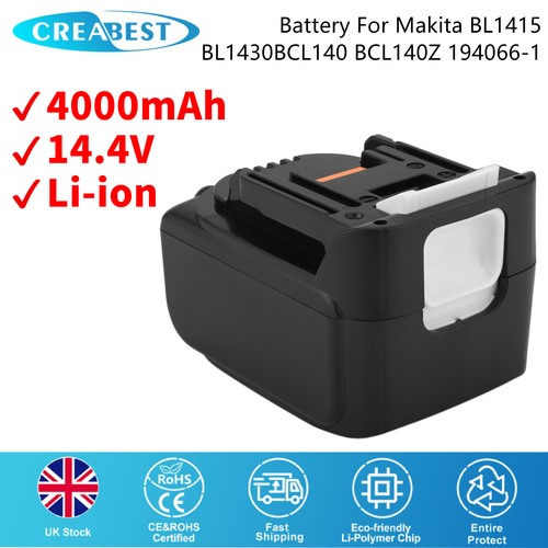0ah ion battery - 14.4v, li-ion