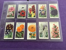 Garden Flowers a full set of 50 original Wills cigarette cards issued 1933
