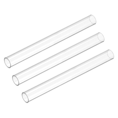 Clear rigid plastic pipe - rigid,