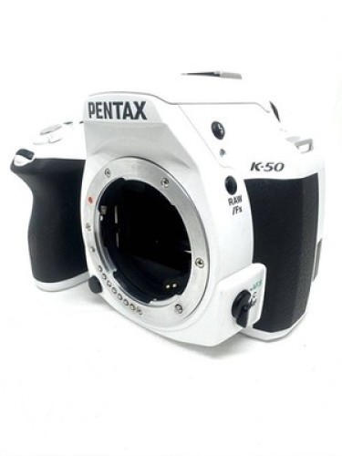 Pentax white digital slr - white,