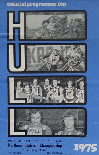 Hull speedway programme - hull,