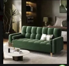 Beliani 3 Seater Velvet Fabric